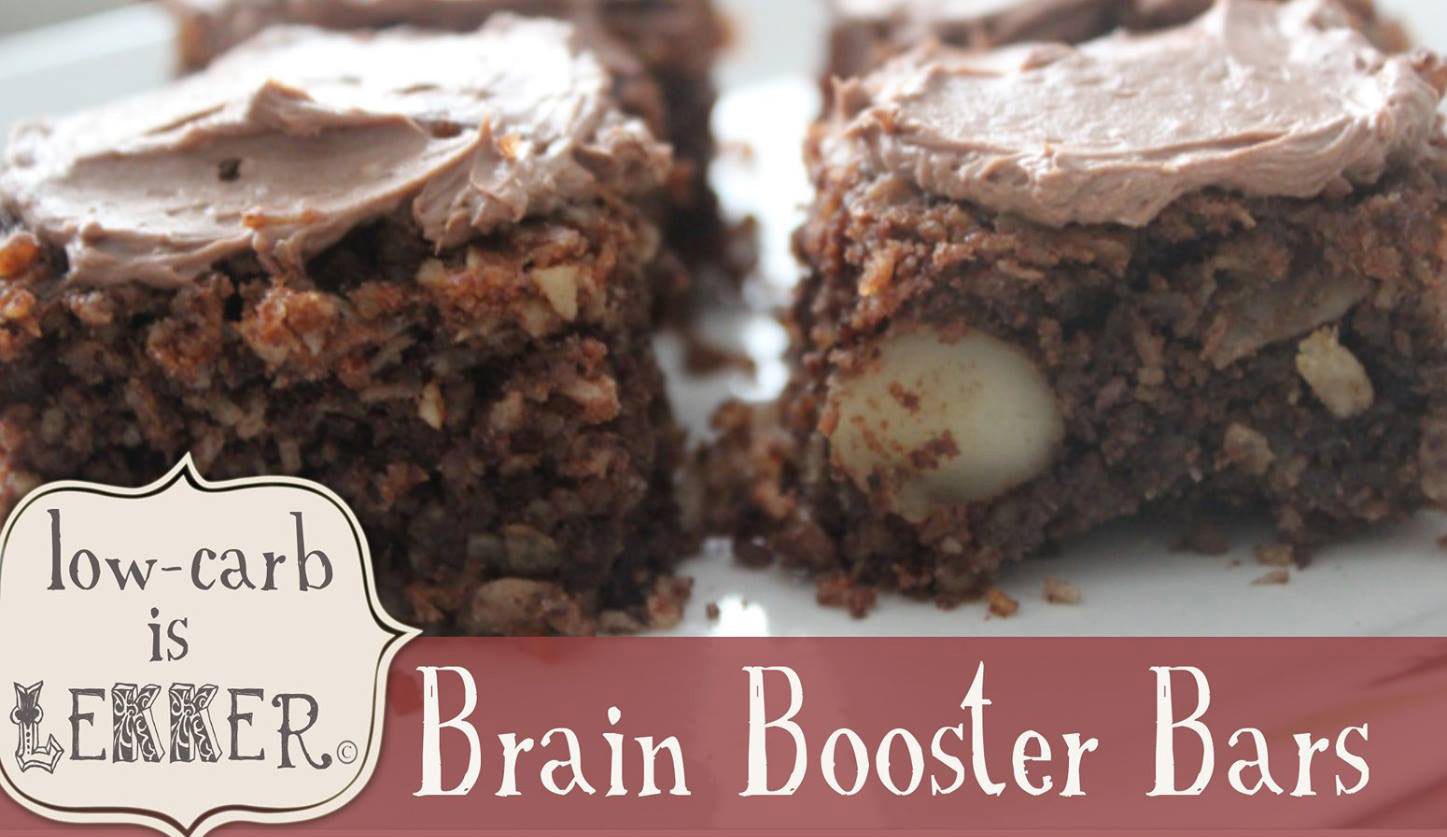 Brain Booster Bars (Sugarfree, Banting, Keto, Diabetic, Glutenfree)