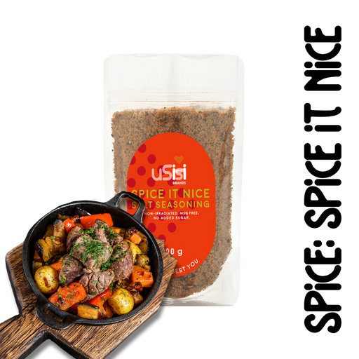 uSisi Brands salt seasoning spice. Sugar free, gluten free, suitable for Diabetics, Keto, and Banting
