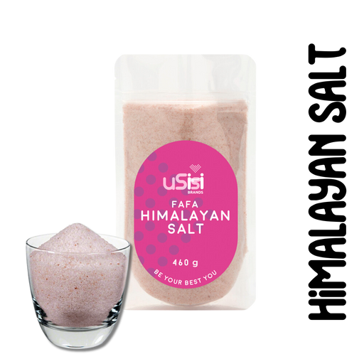uSisi Brands himalayan pink salt fine. Sugar free, gluten free, suitable for Diabetics, Keto, and Banting
