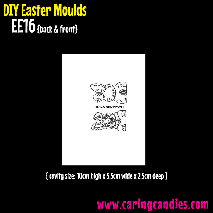 Hollow Chocolate Easter Mould to make your own diy easter bunny treats